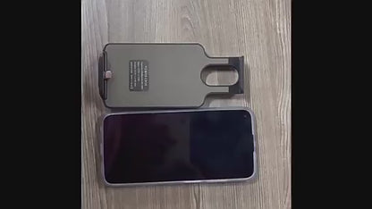 Funda Cargadora 10000mAh – Power Bank para iPhone, Samsung, Huawei, Xiaomi