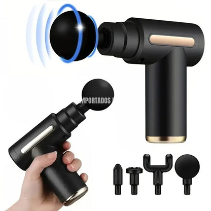 Pistola Masajeadora Profesional Portatil Recargable.